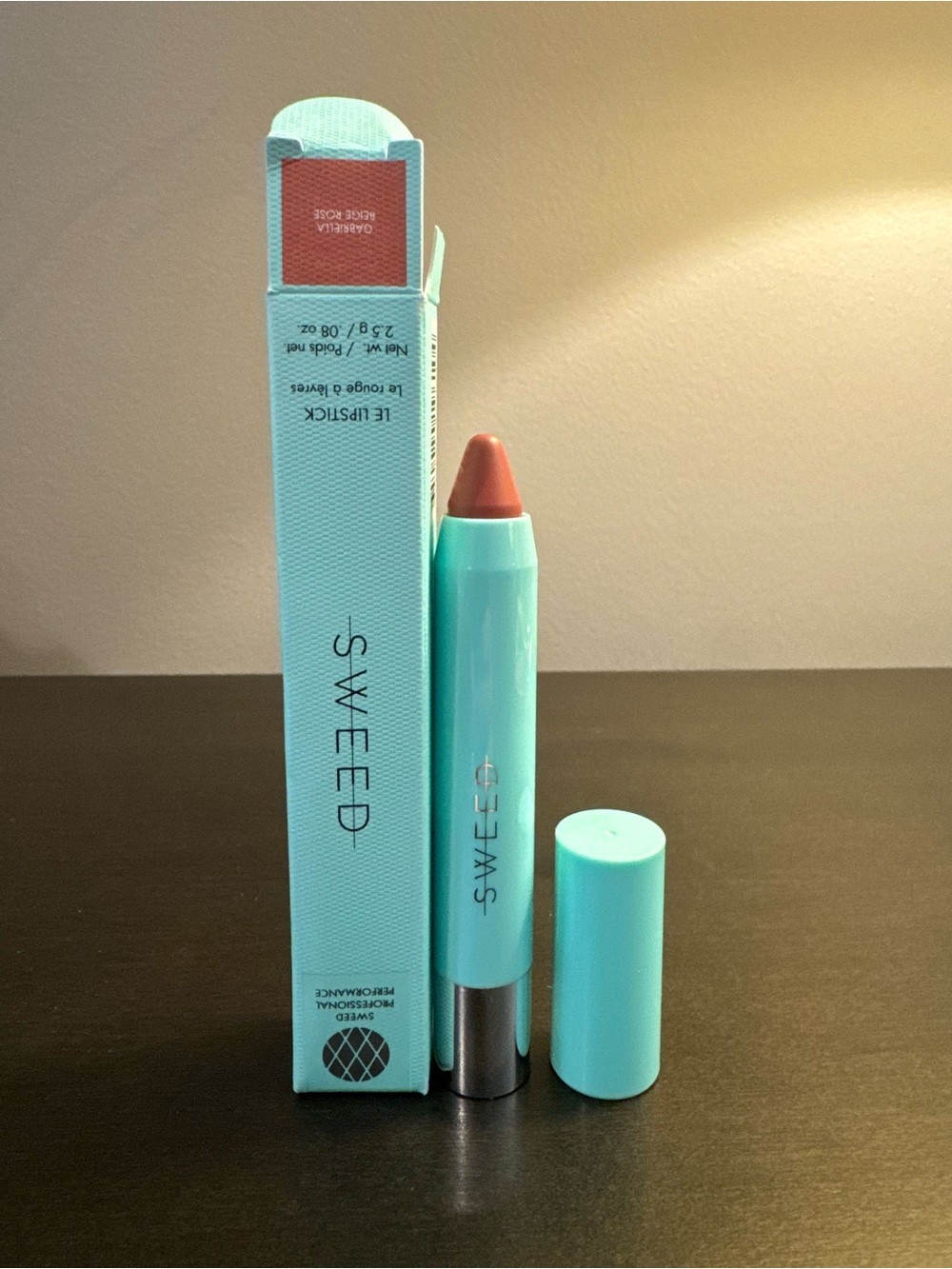 SWEED Le Lipstick Gabriella Beige Rose 2.5 g .08 oz Full Size NIB
